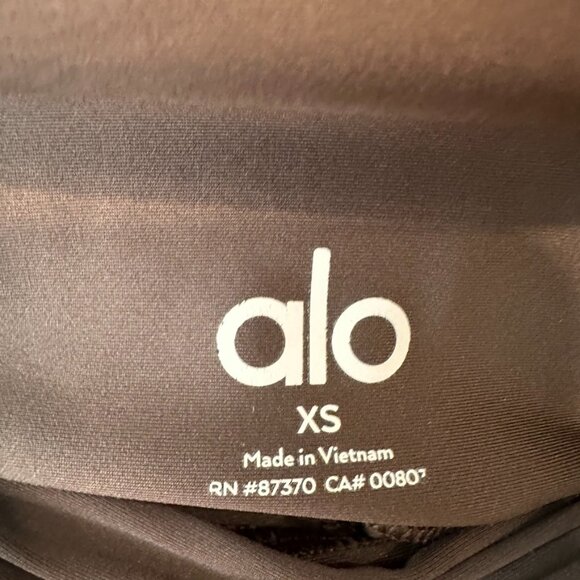 ALO 7/8 High-Waist Airlift Legging Espresso Size XS - Picture 3 of 3